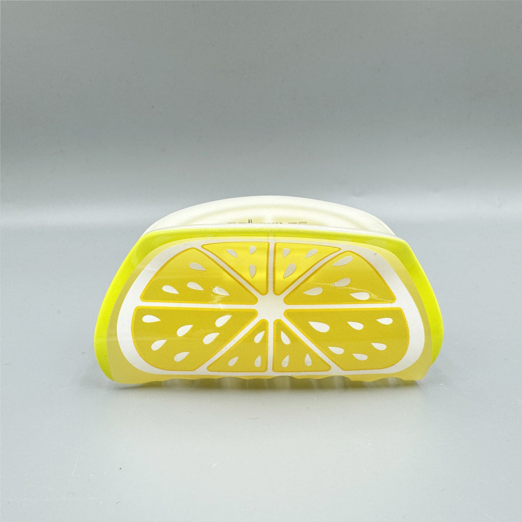 Lemon Acrylic Hair Clip L4843