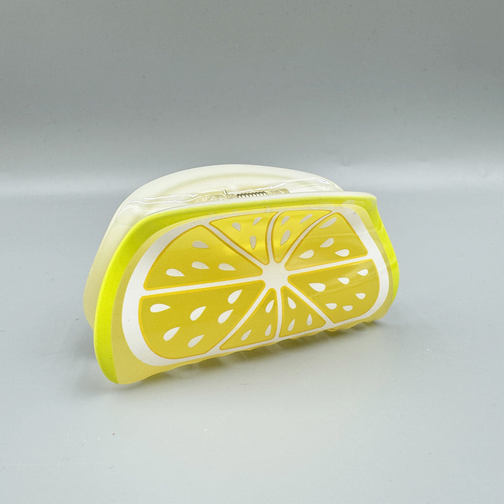 Lemon Acrylic Hair Clip L4843