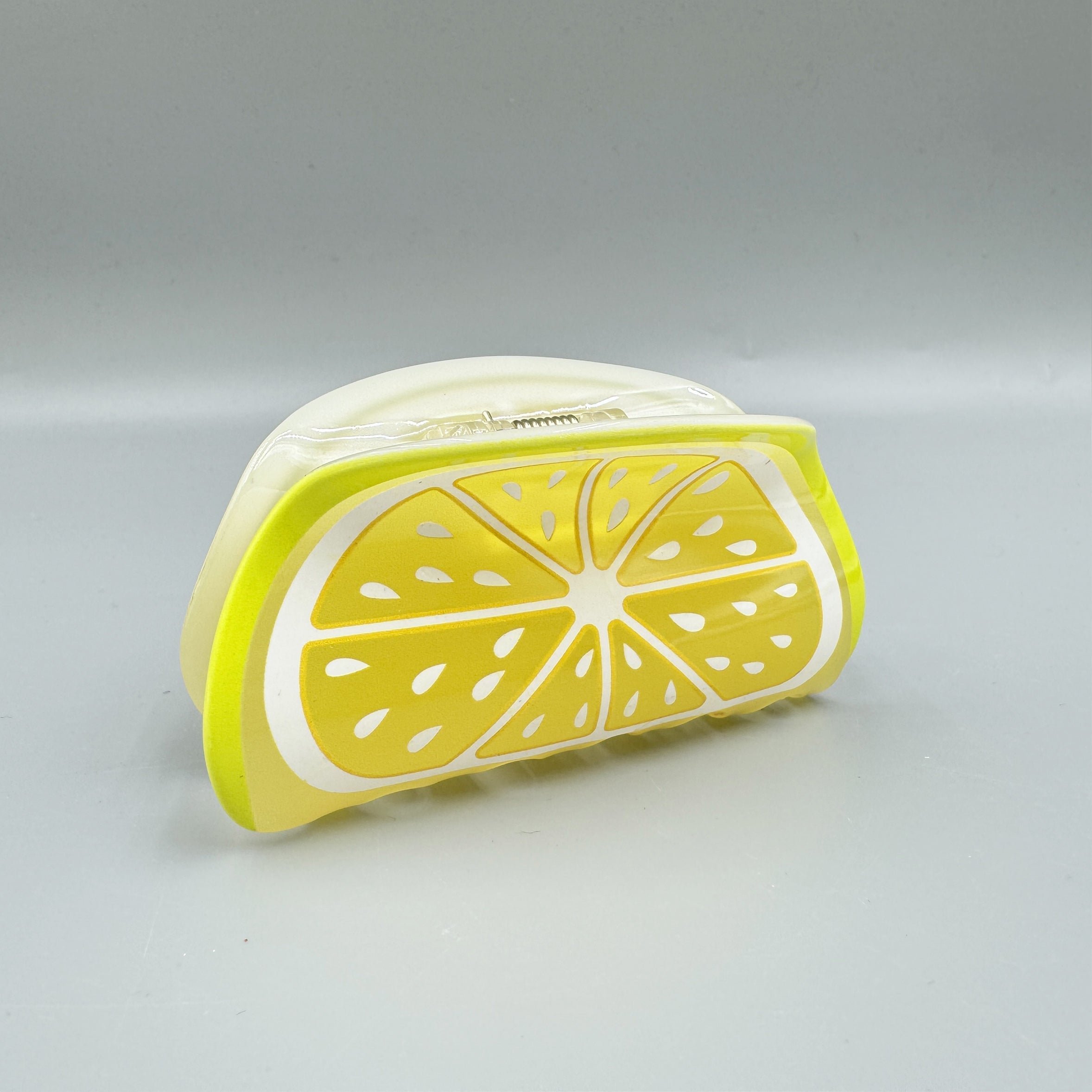 Lemon Acrylic Hair Clip L4843