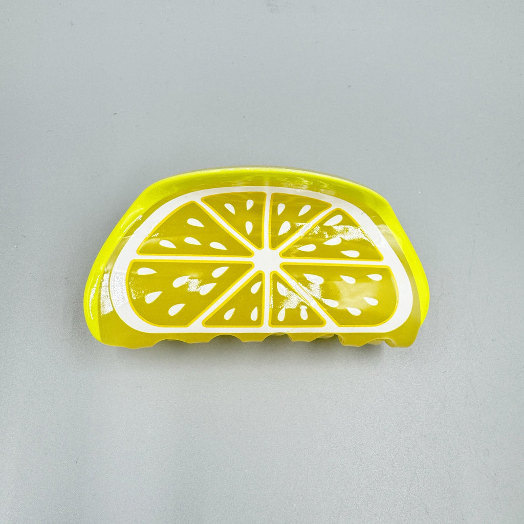 Lemon Acrylic Hair Clip L4843