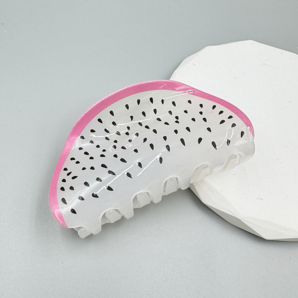 Pitaya Fruit Acrylic Hair Clip L4845