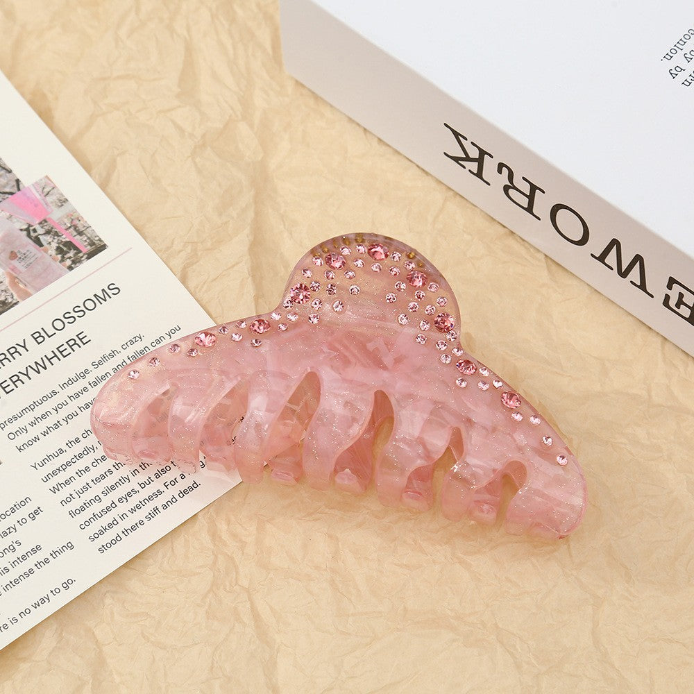 Rhinestone Acrylic Hair Clip L4848