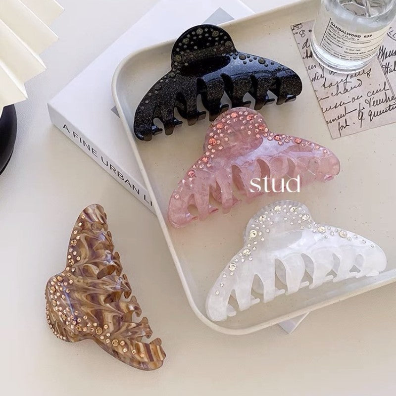 Rhinestone Acrylic Hair Clip L4848