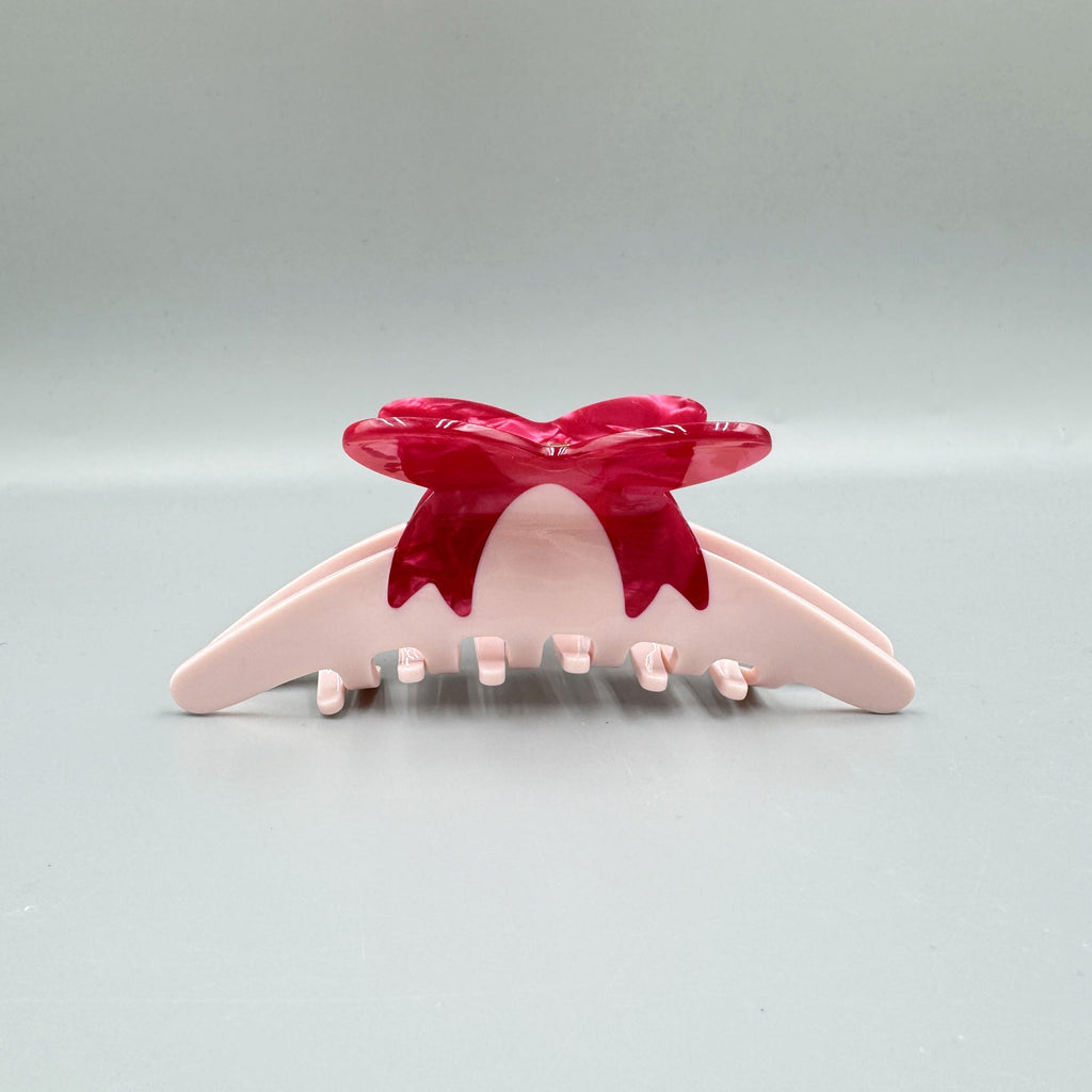 Bow Acrylic Hair Clip L4849