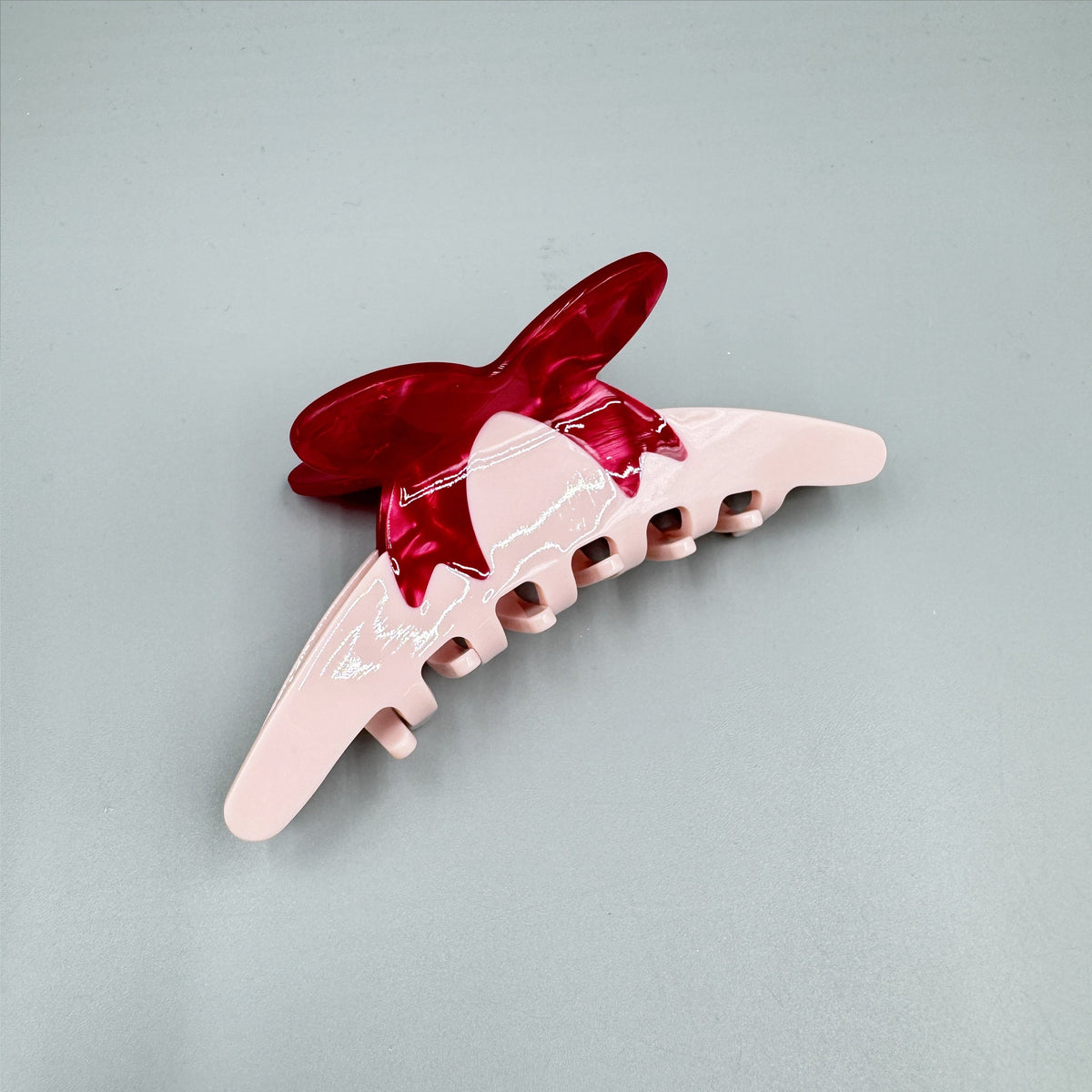 Bow Acrylic Hair Clip L4849