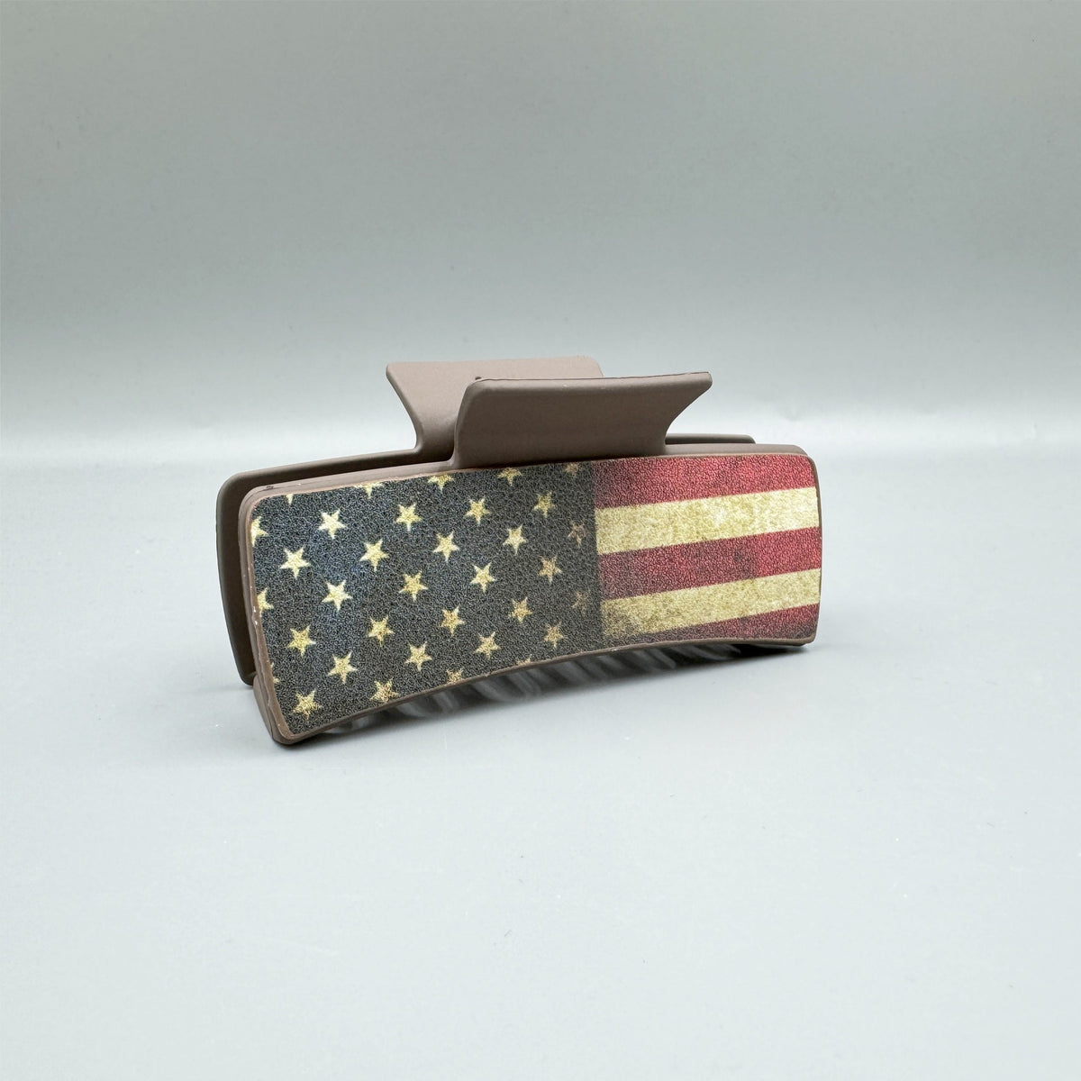 American Flag Acrylic Hair Clip L4850