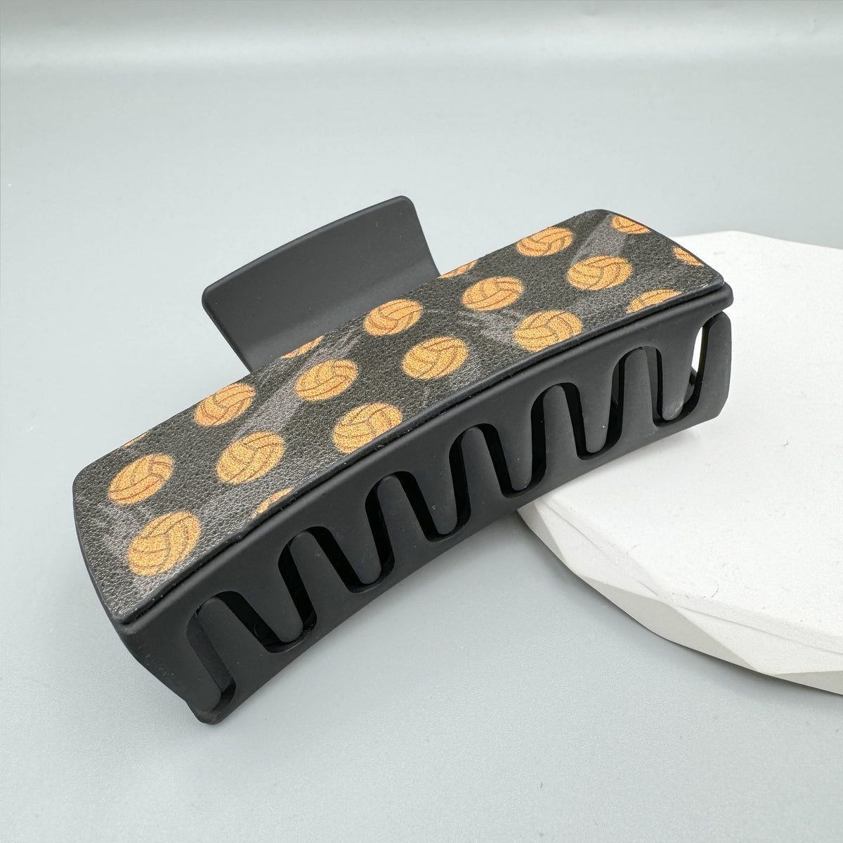 Volleyball Acrylic Hair Clip L4851