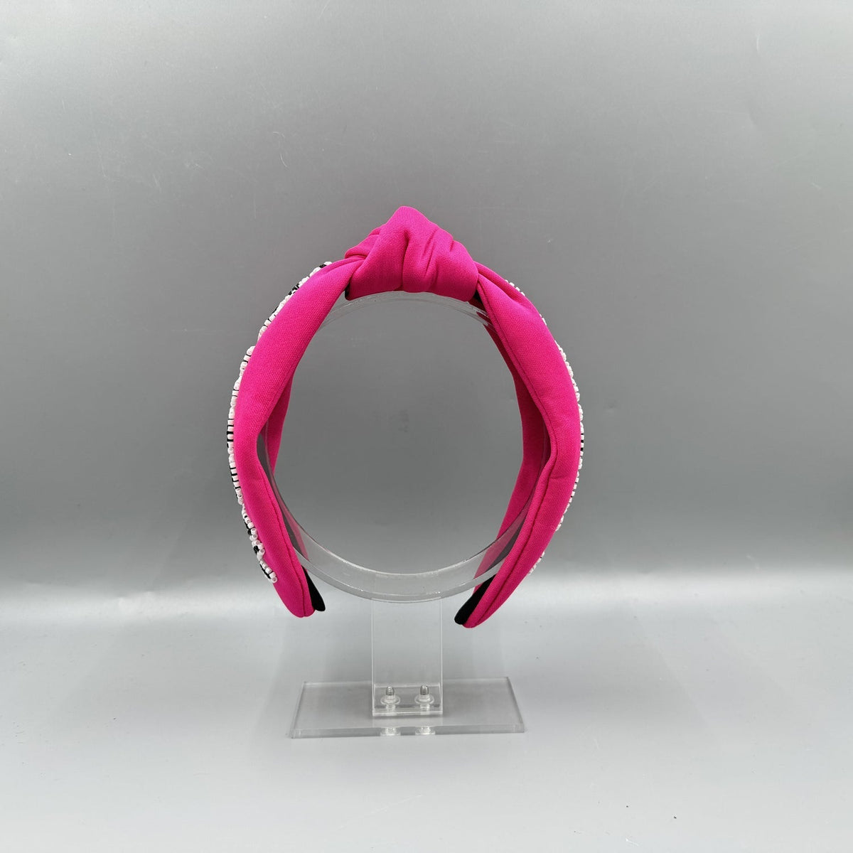 GAMEDAY Seed Beads Knotted Fabric Headband L4863