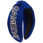 GAMEDAY Seed Beads Knotted Fabric Headband L4863