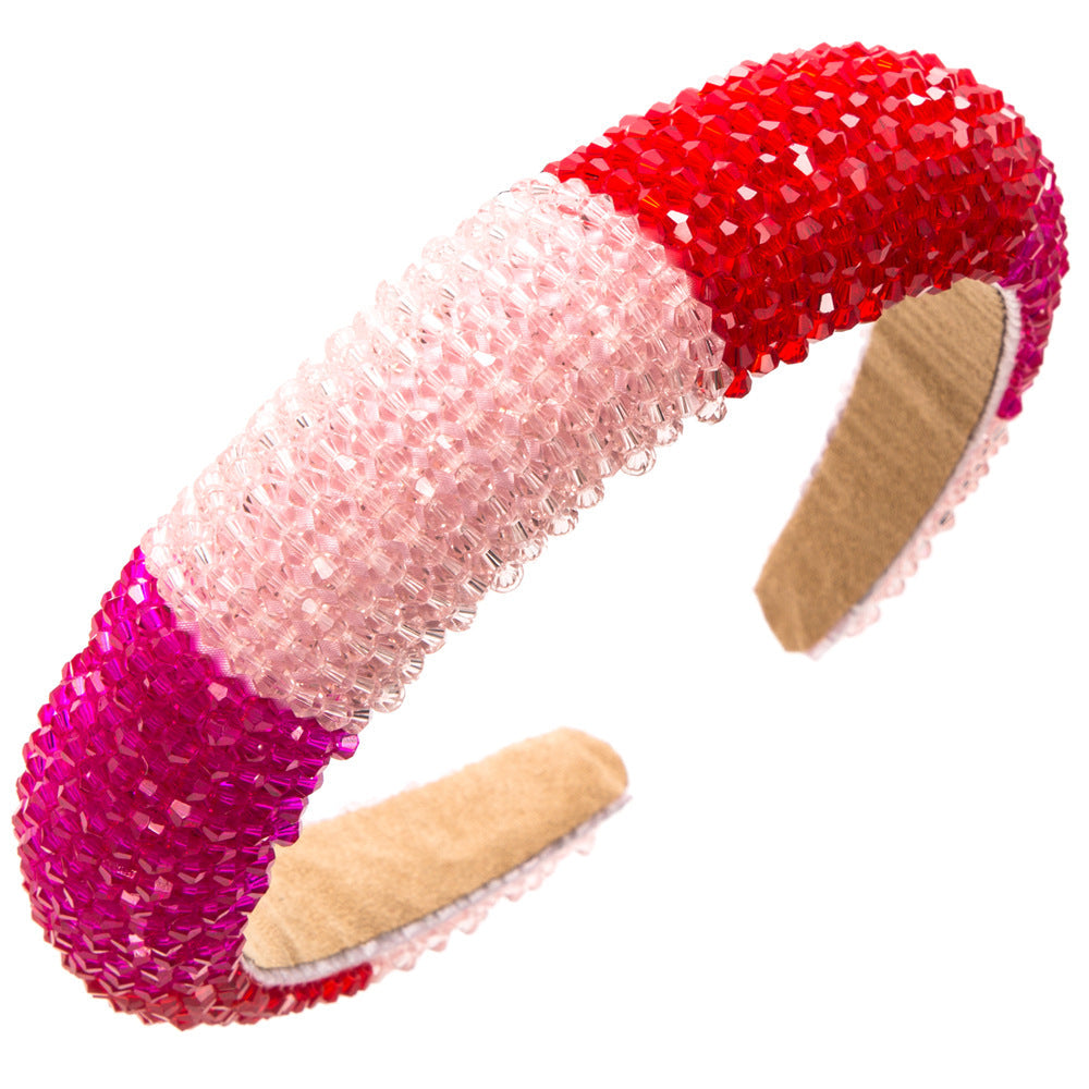 Crystal Beaded Headband L4865
