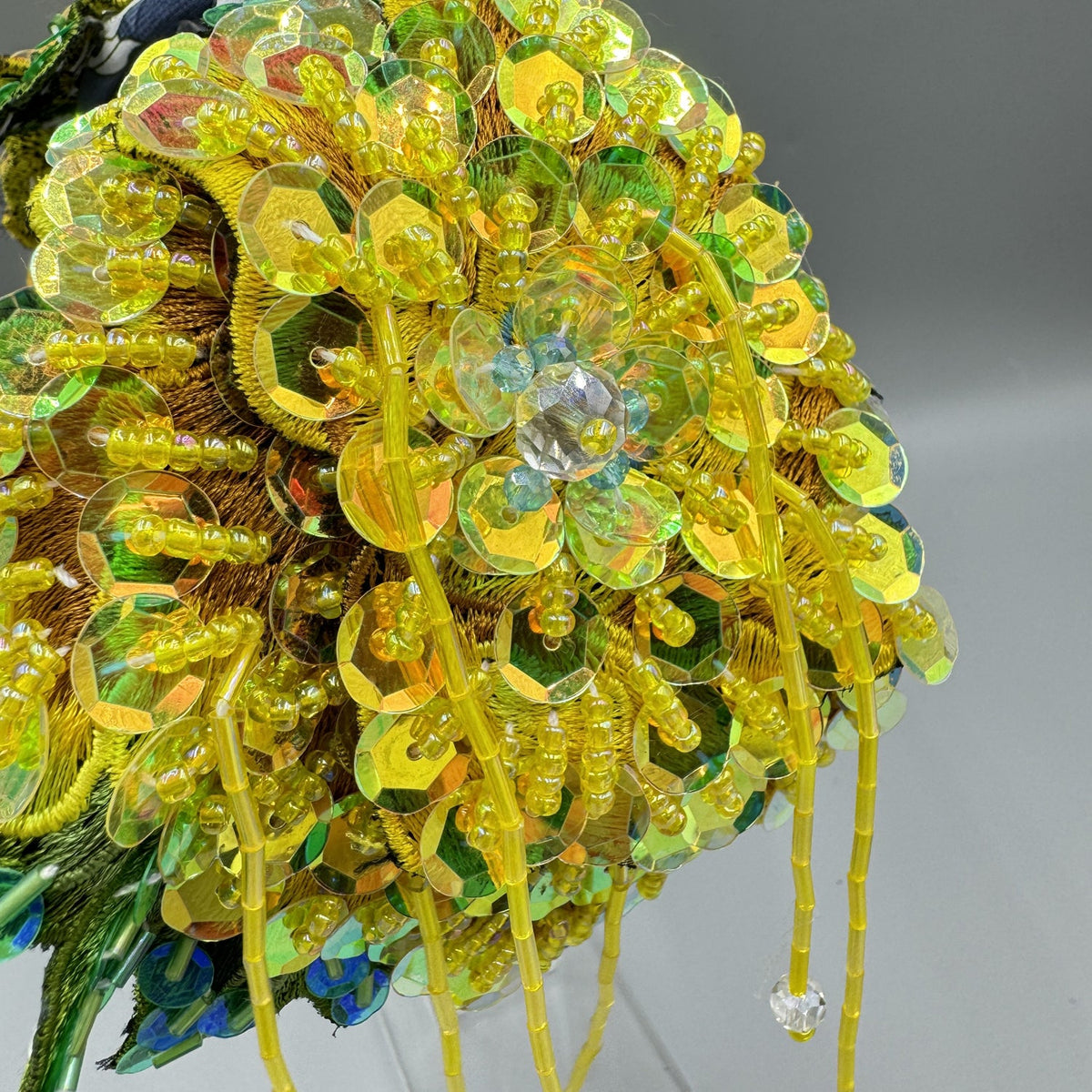 Floral Sequins Tassel Headband L4880