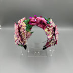 Handmade Floral Sequin Tassel Knot Headband L4884