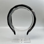 Handmade Bow Seed Bead Fabric Headband L4885