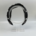 Football Star Bead Chain Fabric Headband L4890