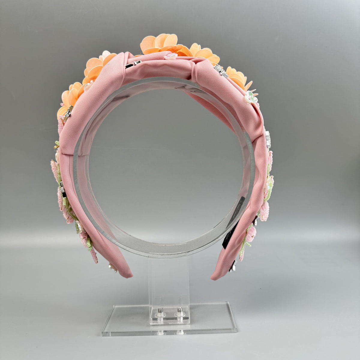 Flower Star Beaded Fabric Headband L4894