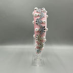 Pearl Rhinestone Chain Sponge Headband L4896