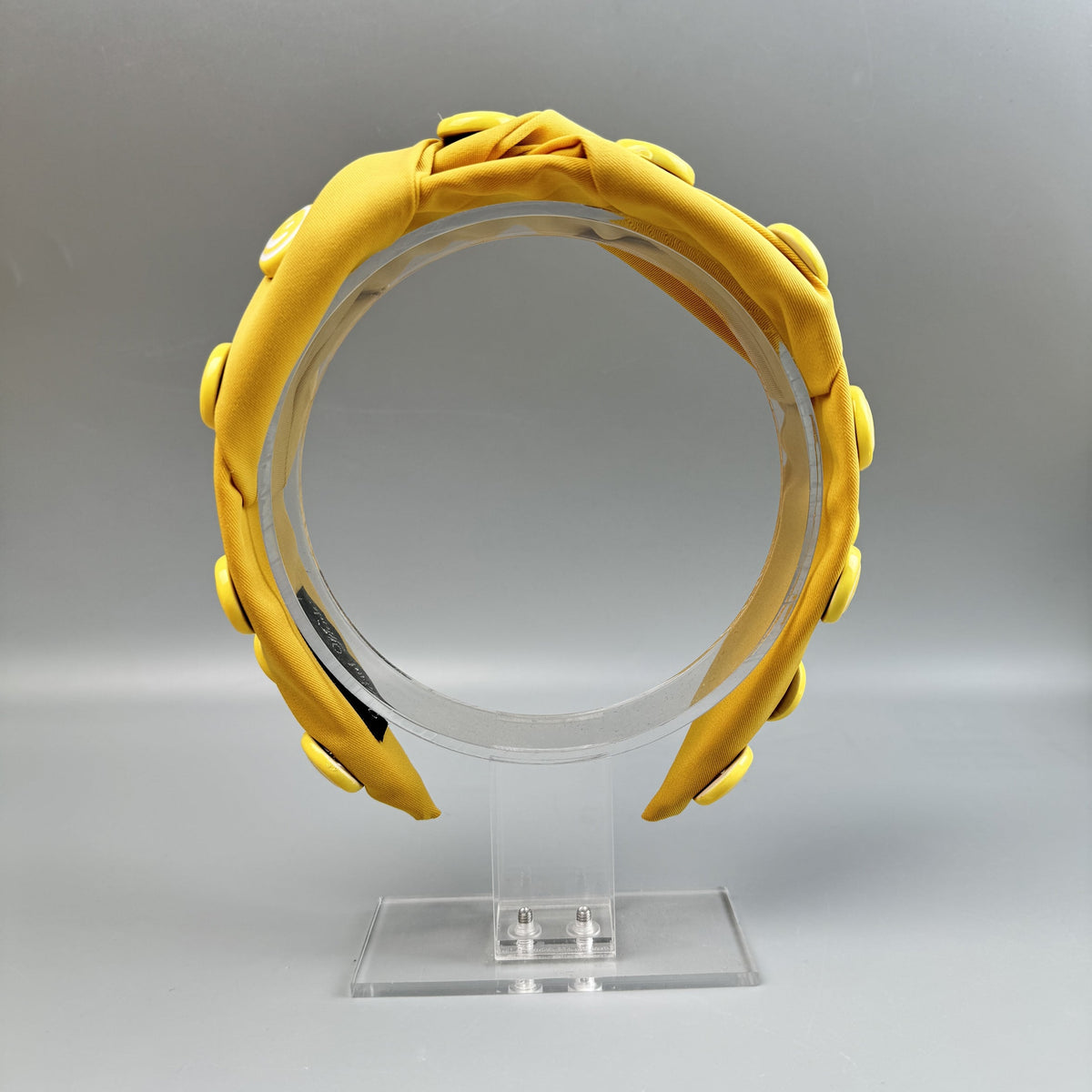Smiley Face Knotted Fabric Headband L4899