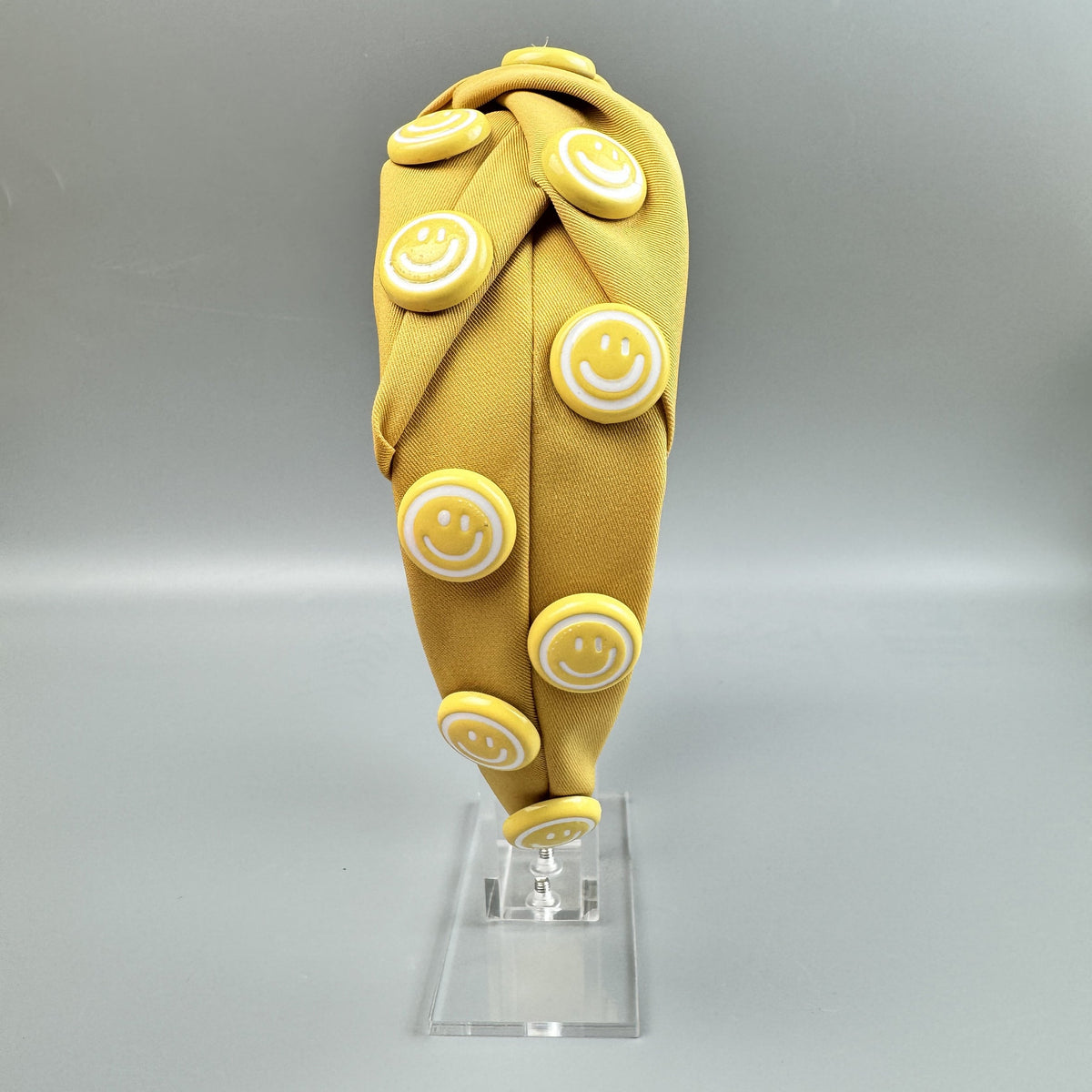 Smiley Face Knotted Fabric Headband L4899