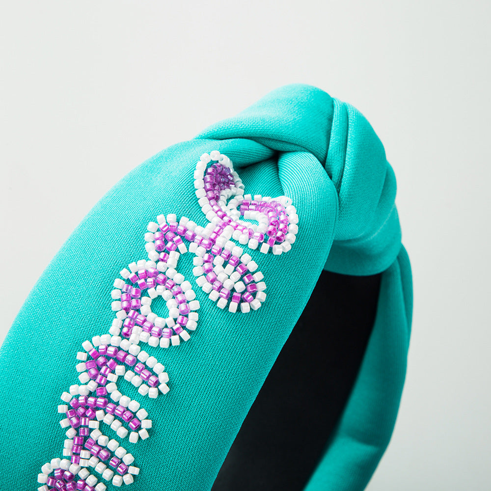 Howdy Handmade Crystal Beaded Headband L4903