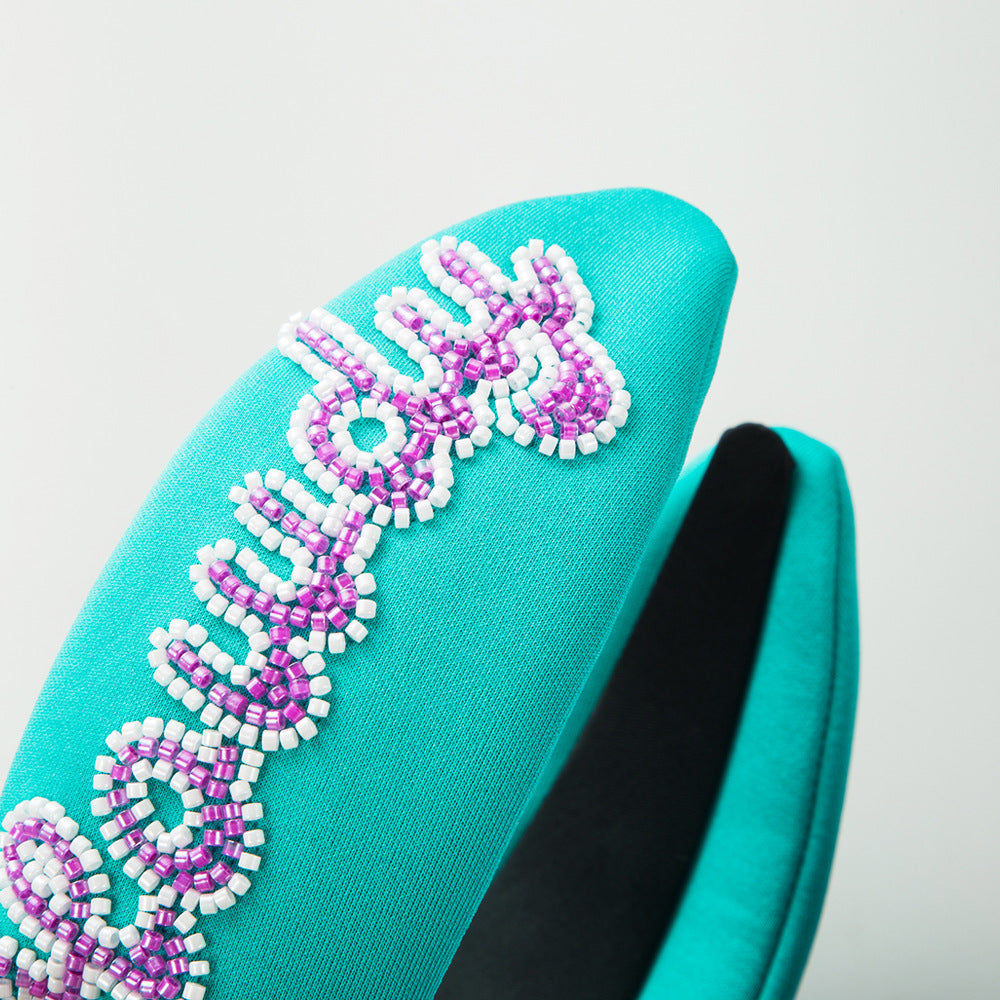 Howdy Handmade Crystal Beaded Headband L4903