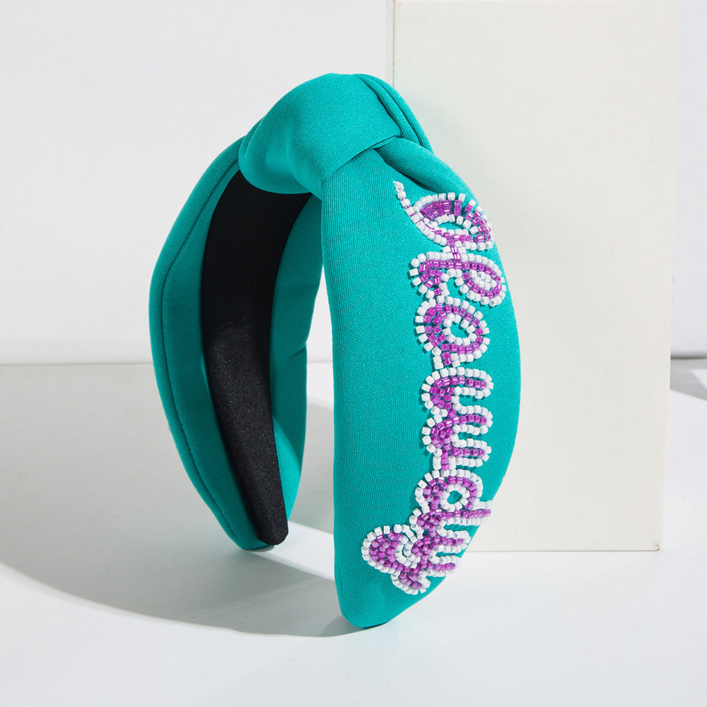 Howdy Handmade Crystal Beaded Headband L4903
