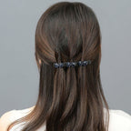 Rhinestone Braid Acrylic Hair Clip L4906