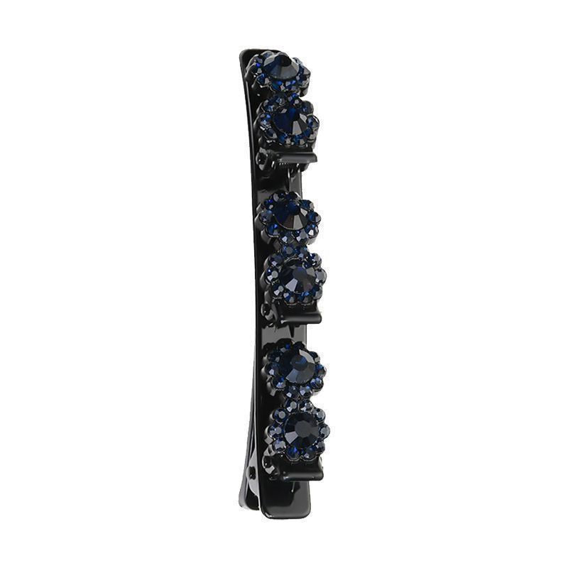Rhinestone Braid Acrylic Hair Clip L4906
