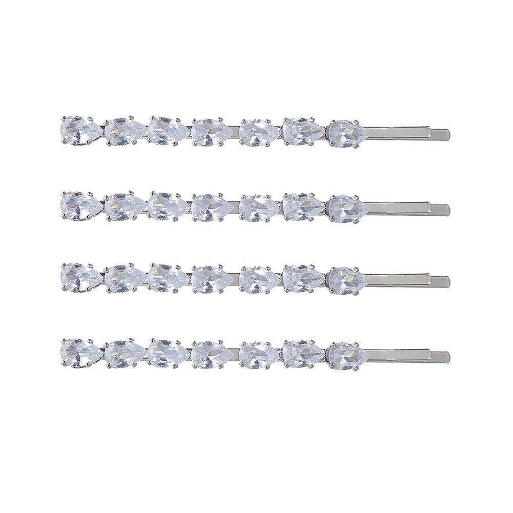 Cubic Zirconia Bobby Hair Clip L4952