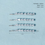 Cubic Zirconia Bobby Hair Clip L4952