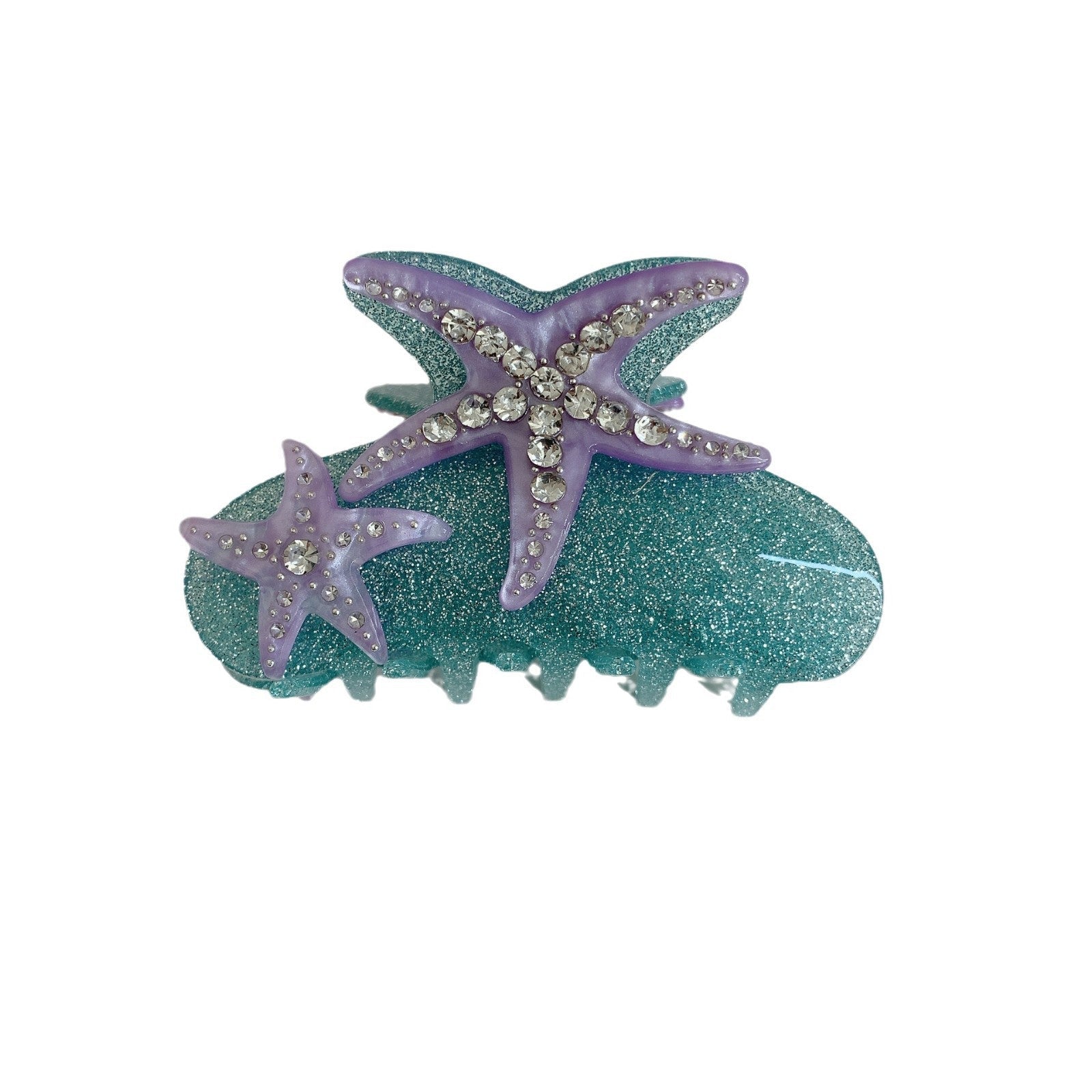 Starfish Crystal Acrylic Hair Clip L4999