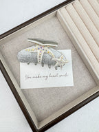 Starfish Crystal Acrylic Hair Clip L4999