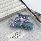 Starfish Crystal Acrylic Hair Clip L4999