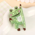 Frog Acrylic Hair Clip L5007