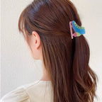 Ice Skate Acrylic Hair Clip L5024