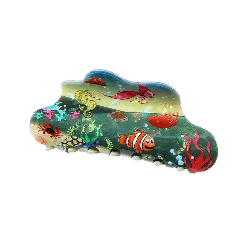 Ocean Acrylic Hair Clip L5032