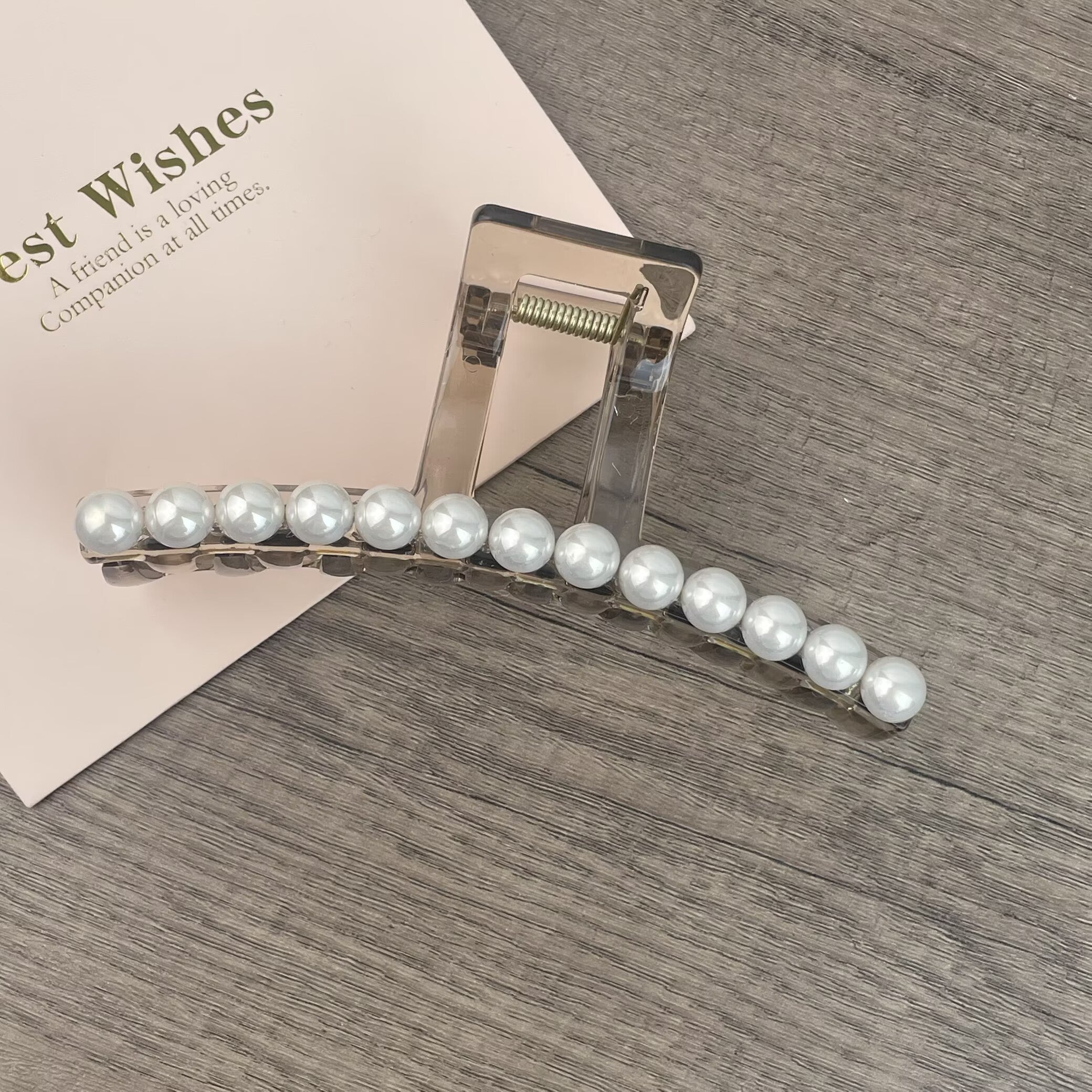 Simple Acrylic Hair Clip L5039