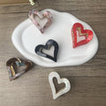 Heart Shaped Acrylic Hair Clip L5071