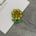 Flowers Cystal Hair Clip L5104