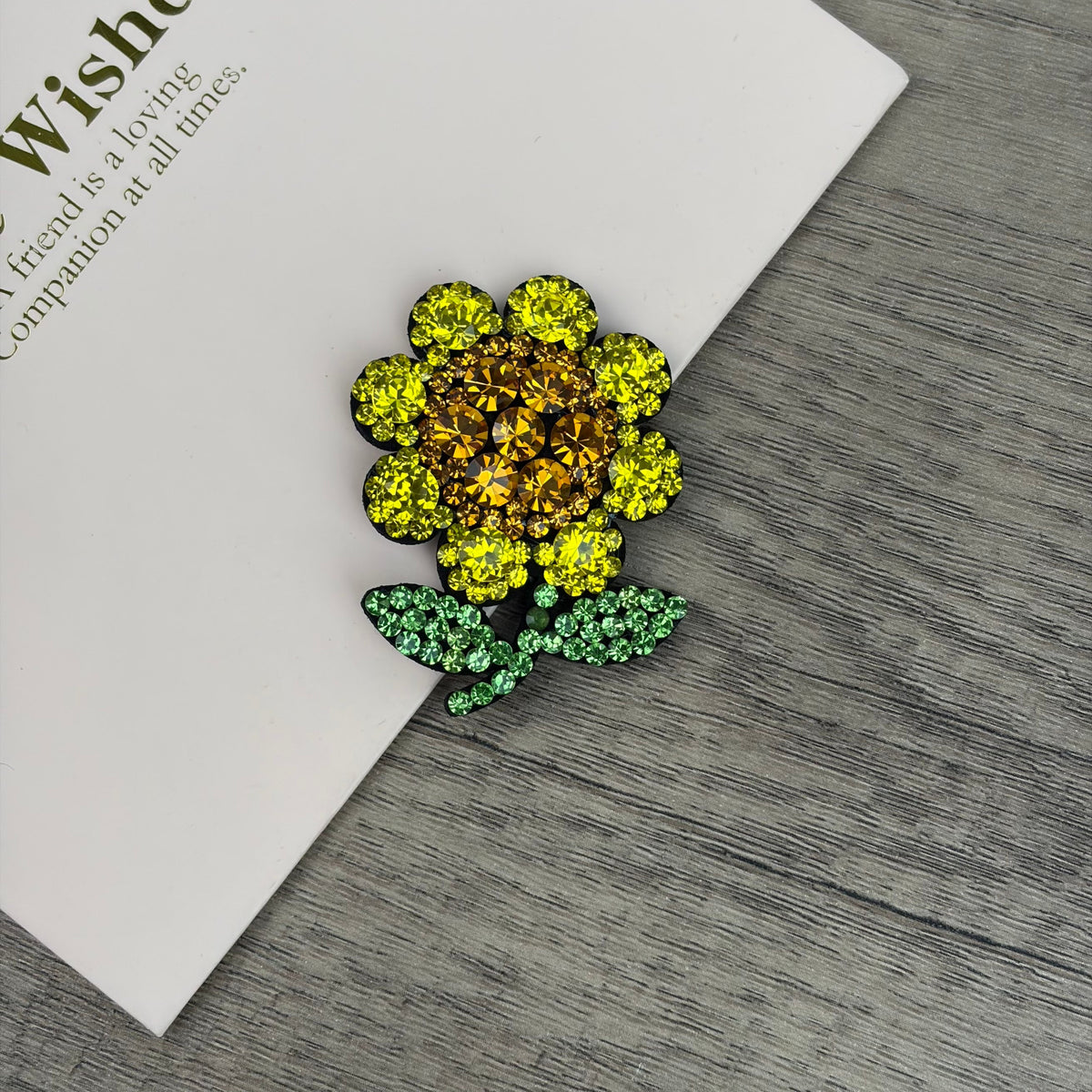 Flowers Cystal Hair Clip L5104