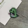 Dinosaur Cystal Alloy Hair Clip L5105