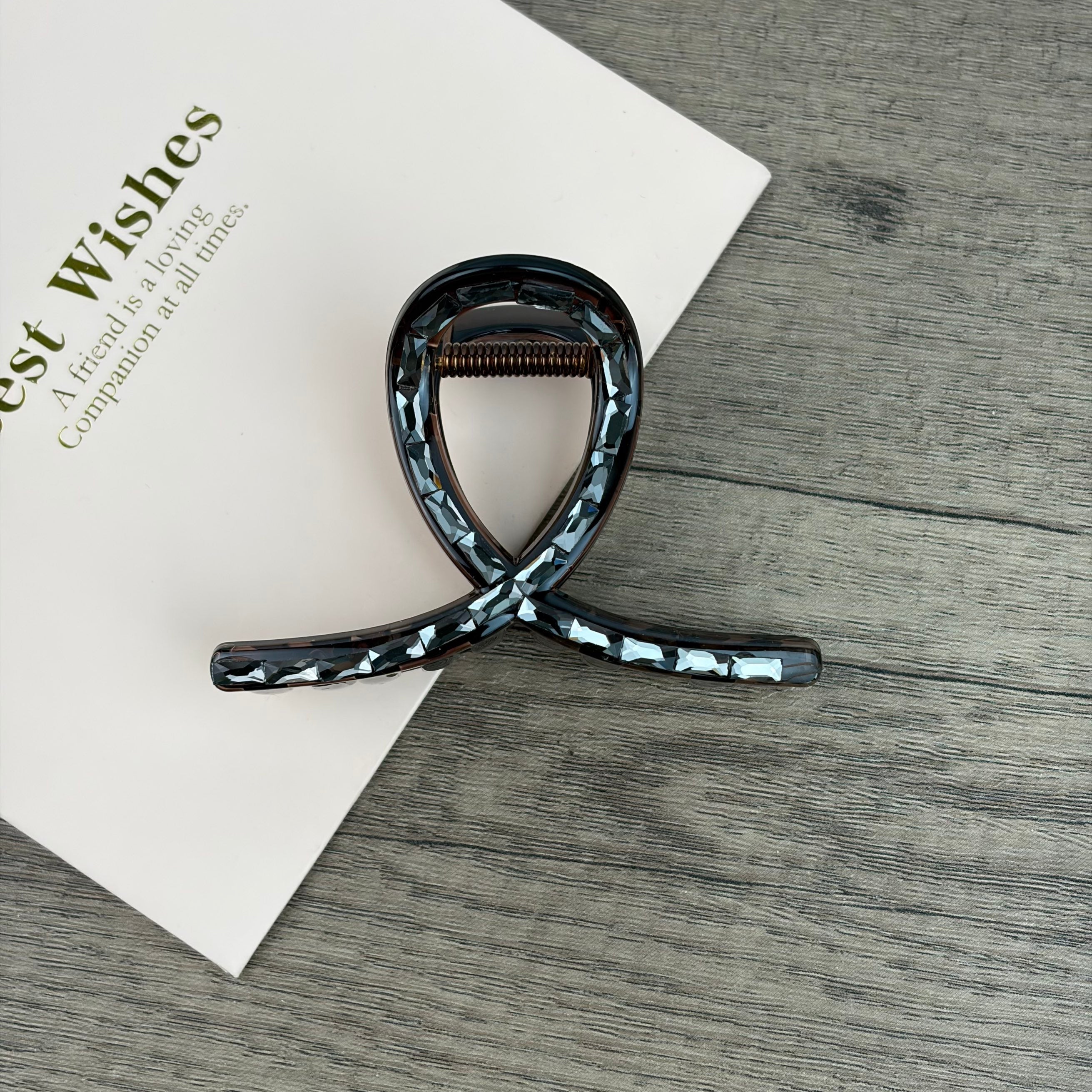 Simple Cystal Hair Clip L5118