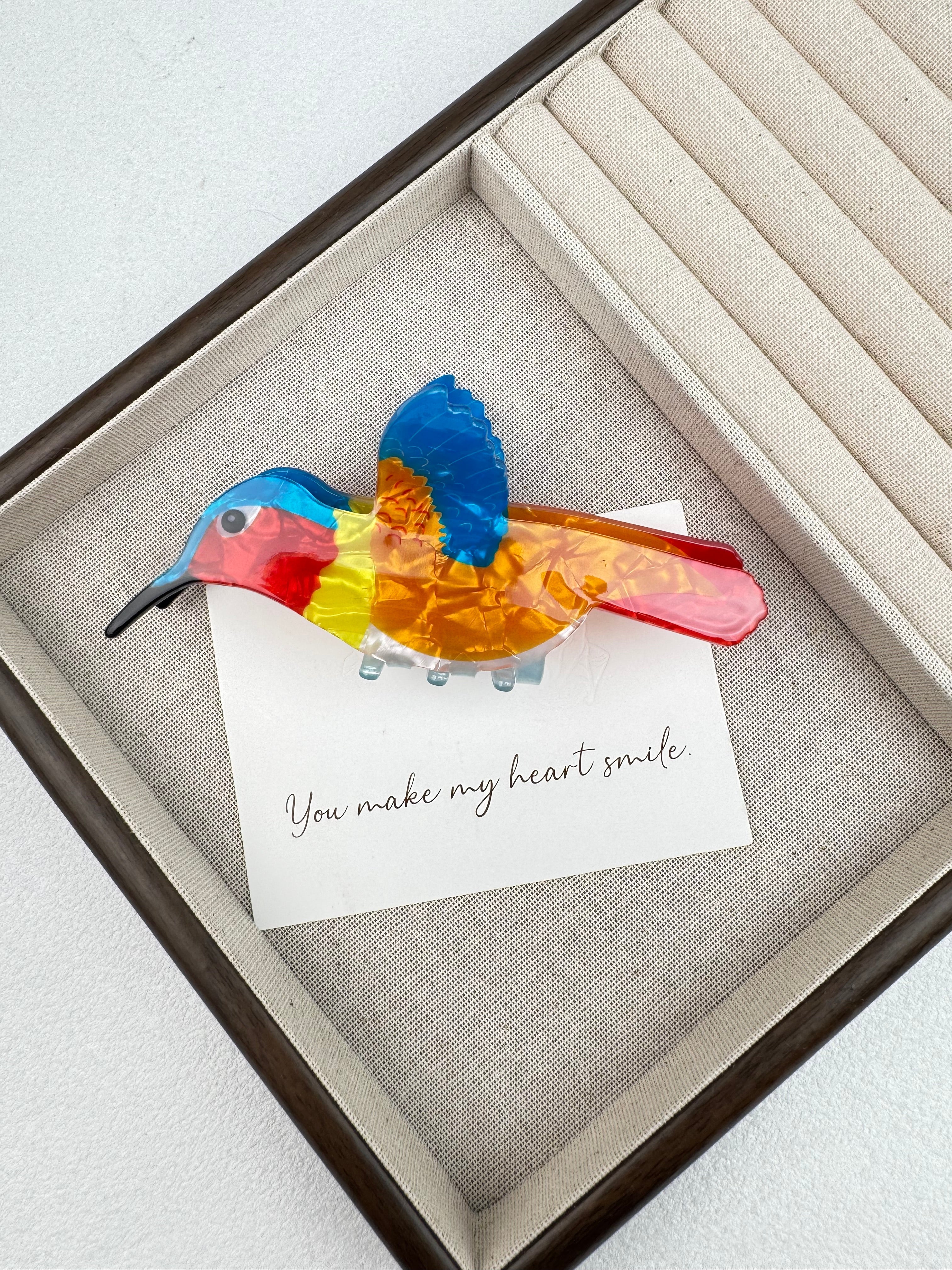 Bird Acrylic Hair Clip L5137