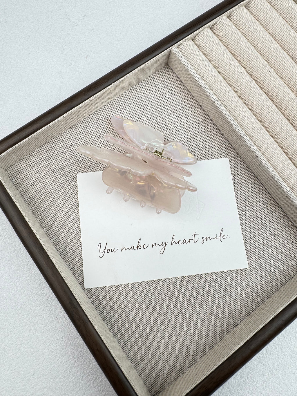 Butterfly Acrylic Hair Clip L5143