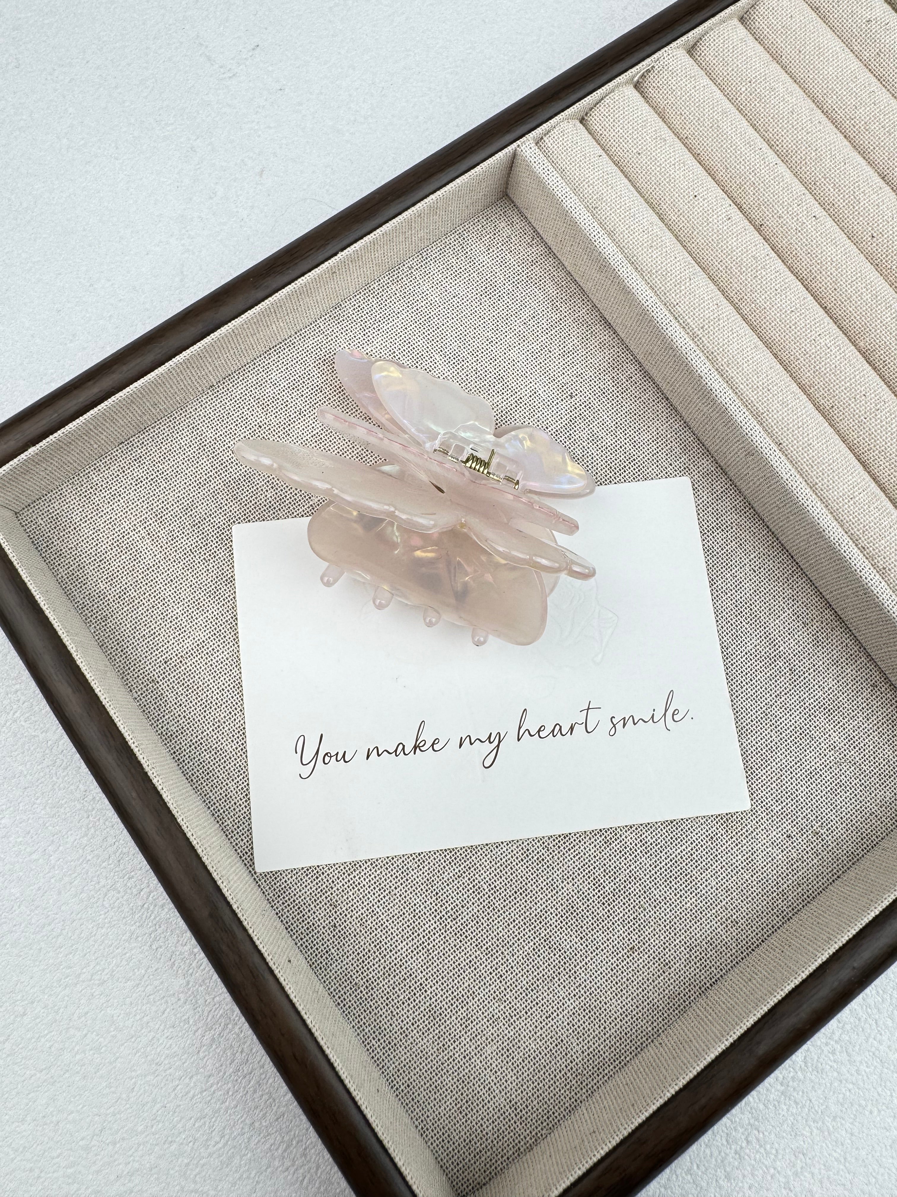 Butterfly Acrylic Hair Clip L5143
