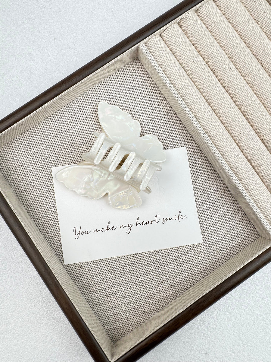 Butterfly Acrylic Hair Clip L5143