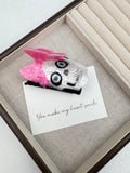 Skull Acrylic Hair Clip L5154