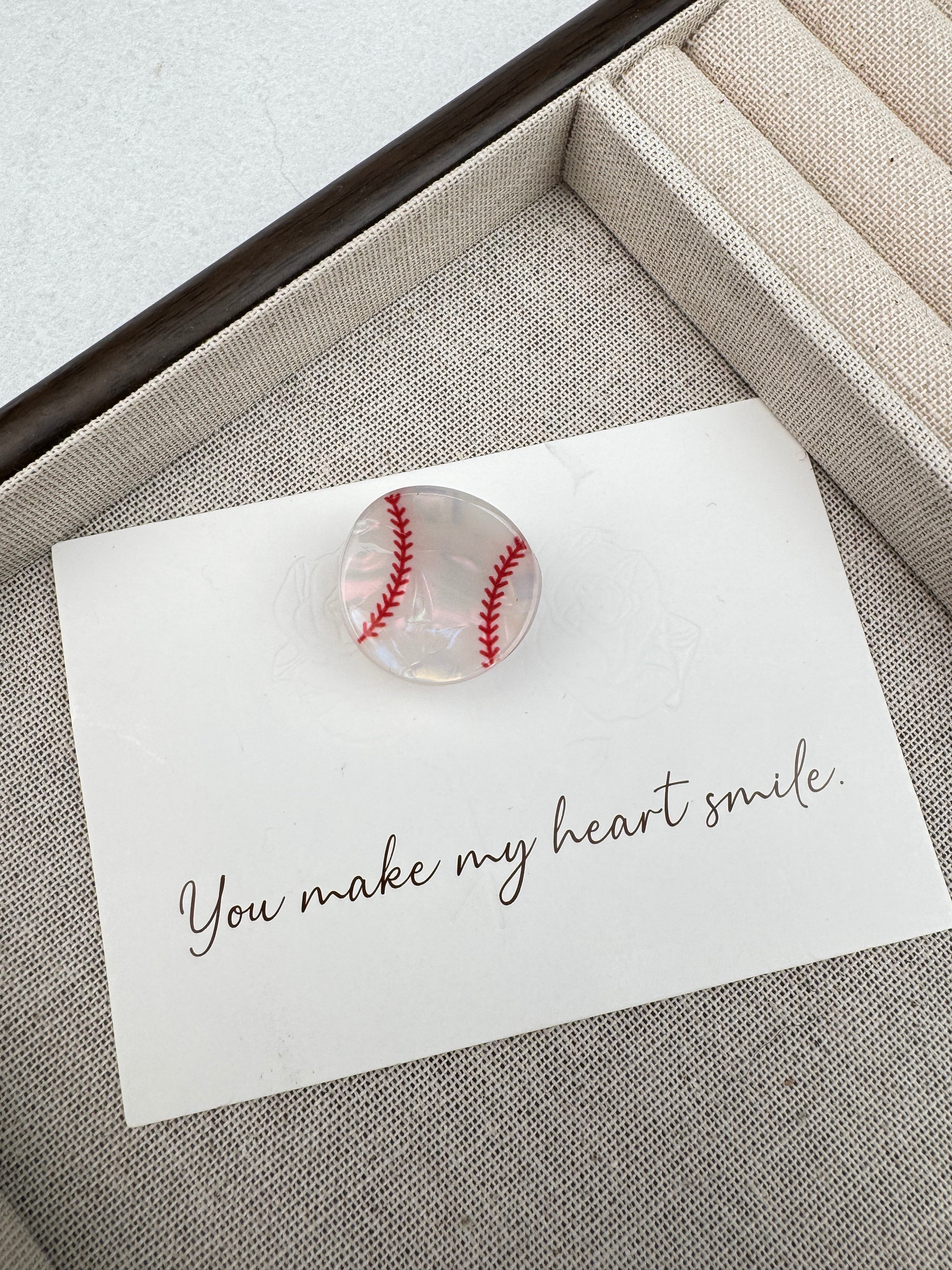 Baseball Hair Clip L5159