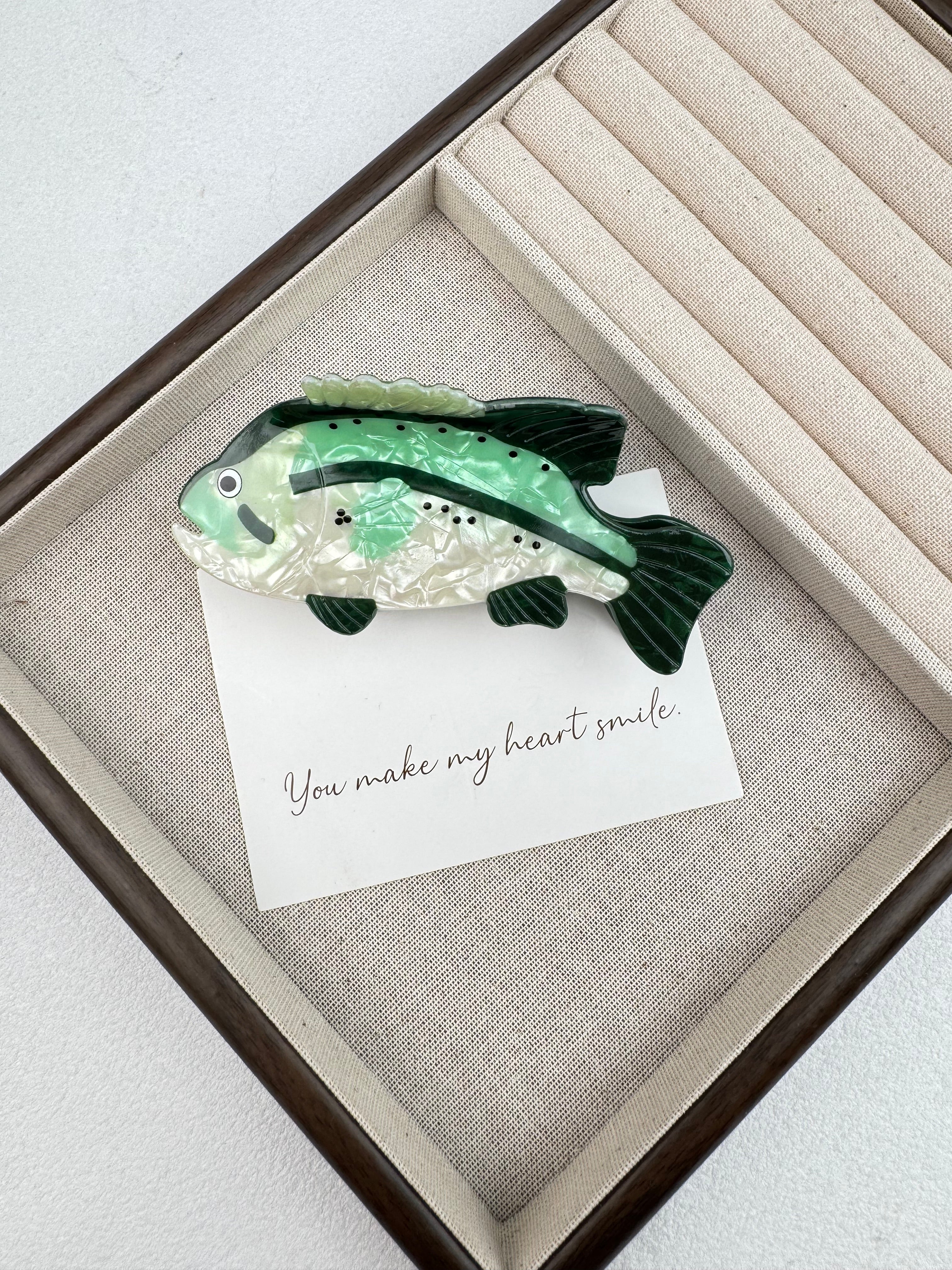 Fish Acrylic Hair Clip L5165