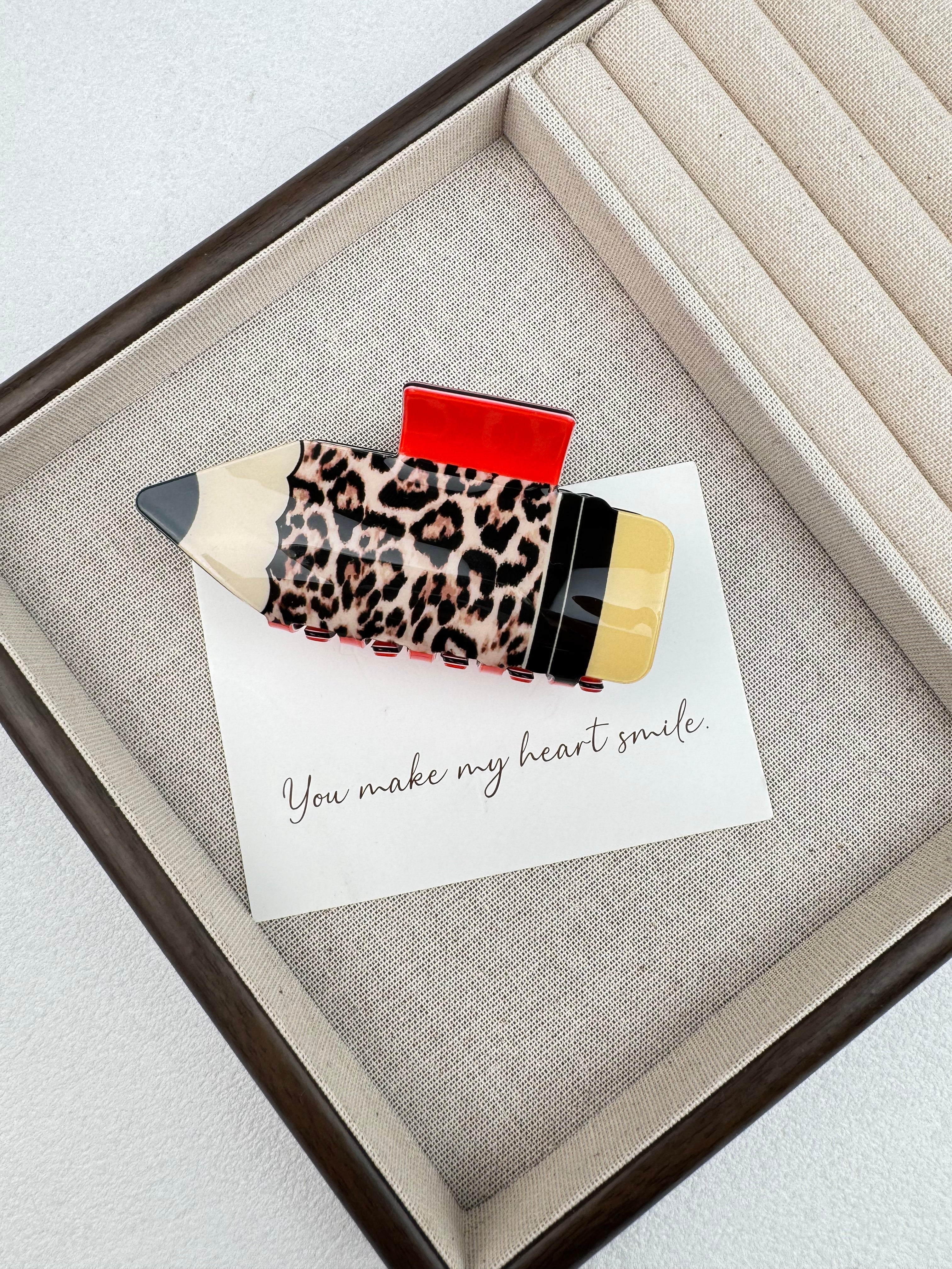Pencil Acrylic Hair Clip L5170