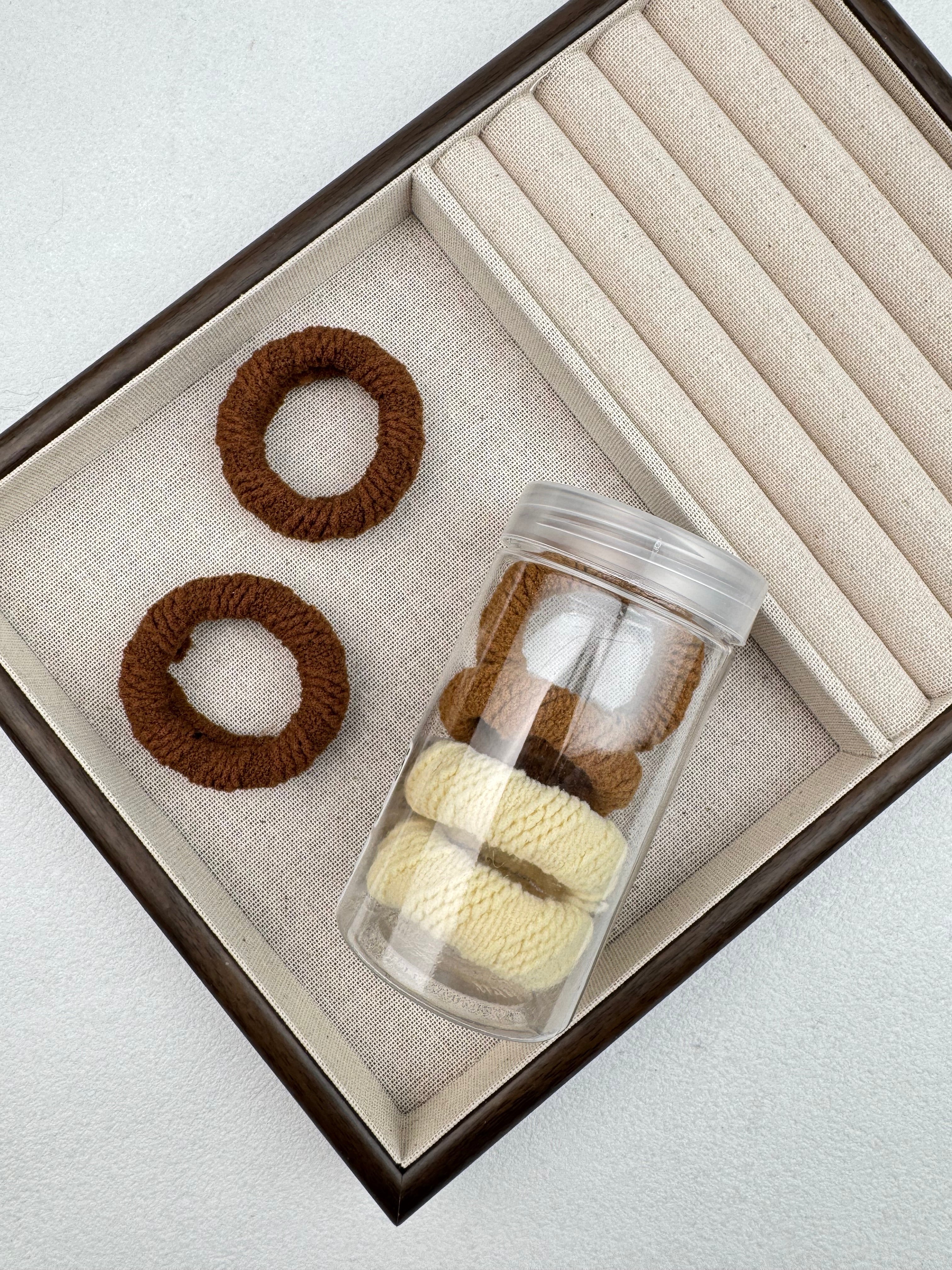 Velvet Hair Ties L5184-Set